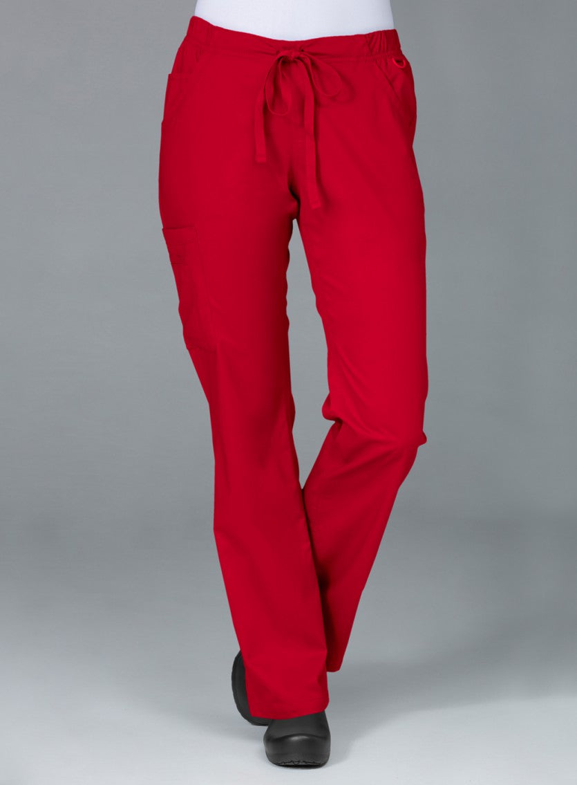 Blossom 9802 Straight Leg Cargo Pant Crimson