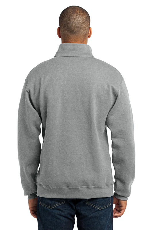 Jerzees NuBlend 1/4-Zip Cadet Collar Sweatshirt. 995M Oxford