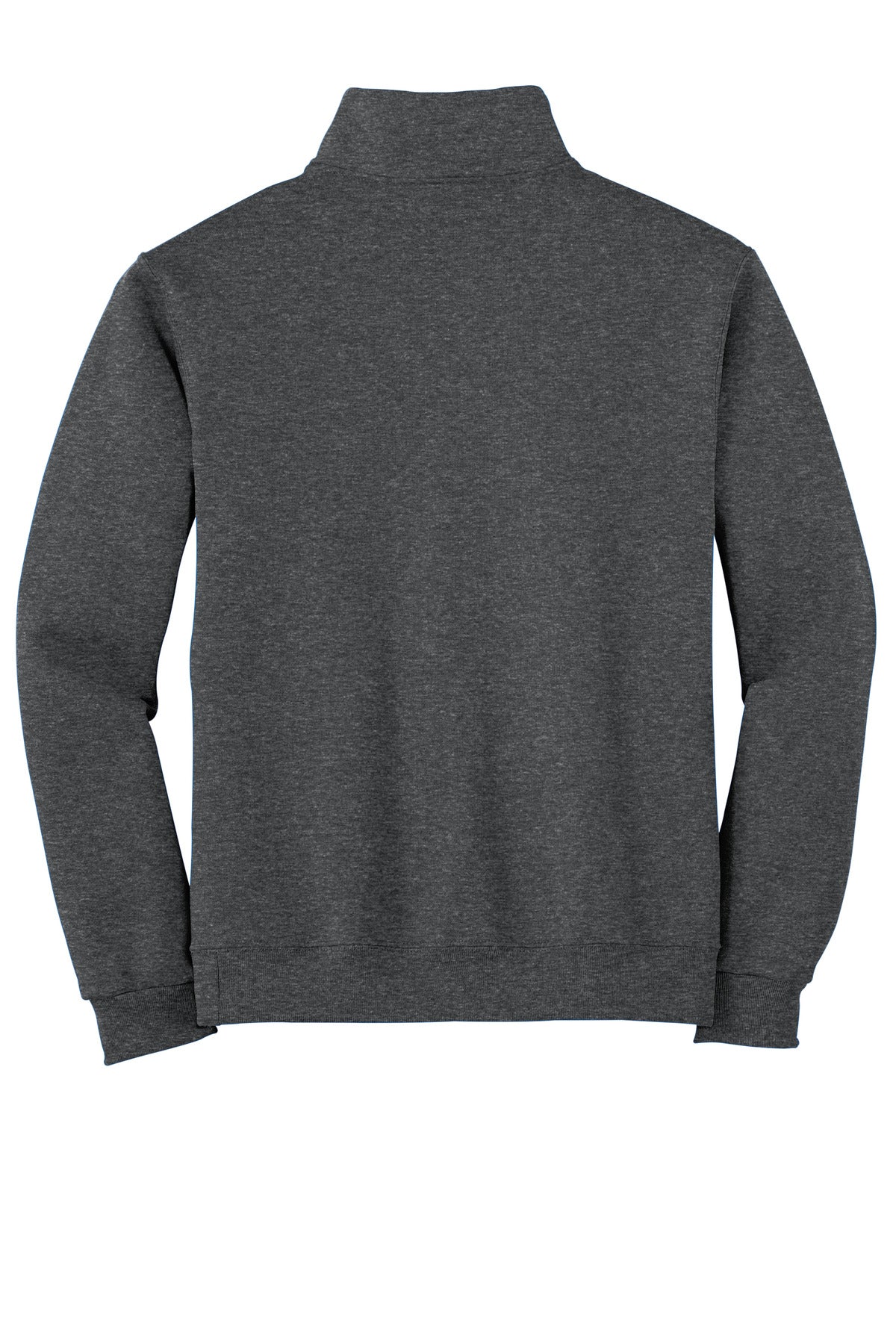 Jerzees NuBlend 1/4-Zip Cadet Collar Sweatshirt. 995M Black Heather