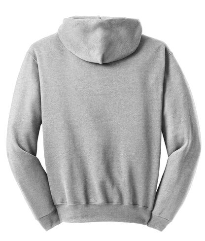 Jerzees NuBlend Pullover Hooded Sweatshirt.  996M Ash