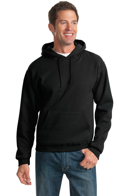 Jerzees NuBlend Pullover Hooded Sweatshirt.  996M Black
