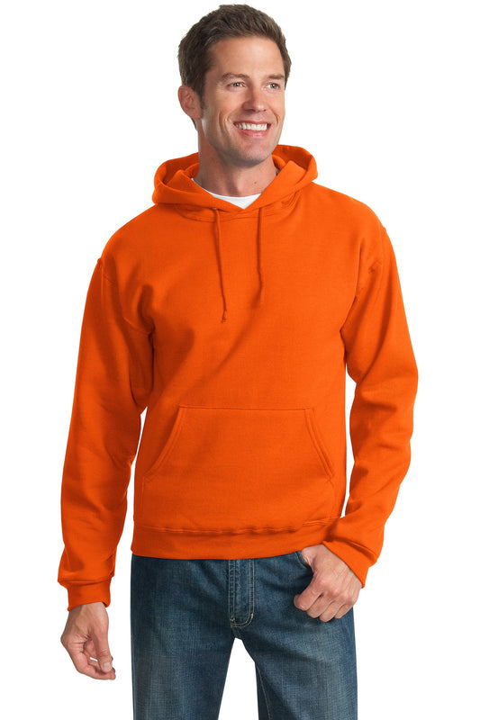 Jerzees NuBlend Pullover Hooded Sweatshirt.  996M Burnt Orange