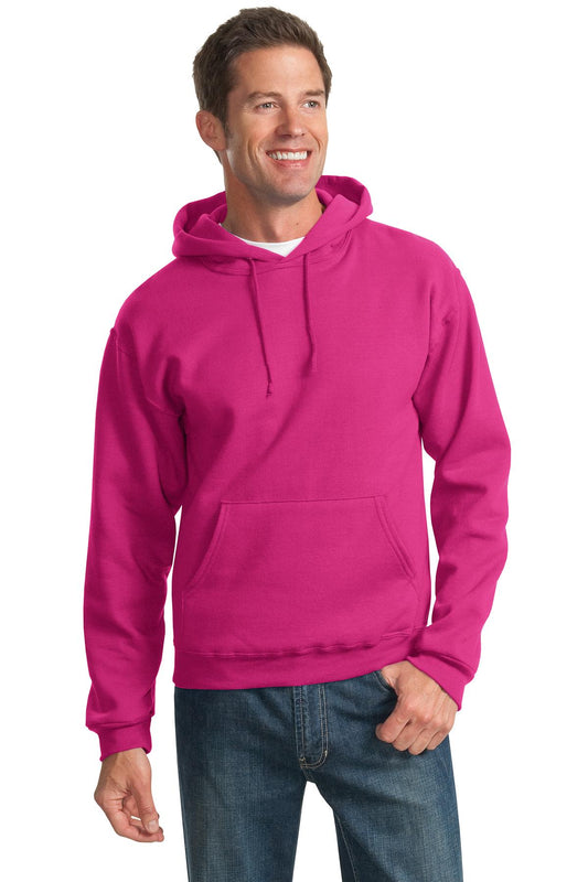 Jerzees NuBlend Pullover Hooded Sweatshirt.  996M Cyber Pink
