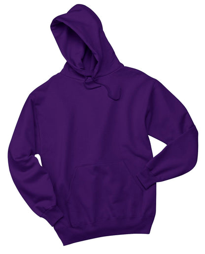Jerzees NuBlend Pullover Hooded Sweatshirt.  996M Deep Purple