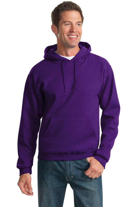 Jerzees NuBlend Pullover Hooded Sweatshirt.  996M Deep Purple