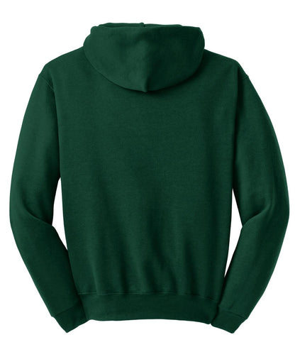 Jerzees NuBlend Pullover Hooded Sweatshirt.  996M Forest Green