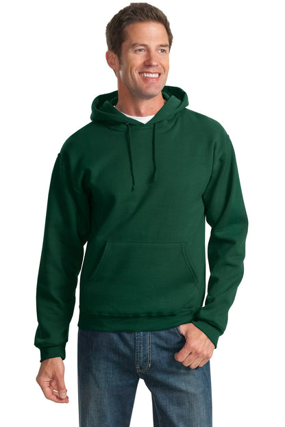 Jerzees NuBlend Pullover Hooded Sweatshirt.  996M Forest Green