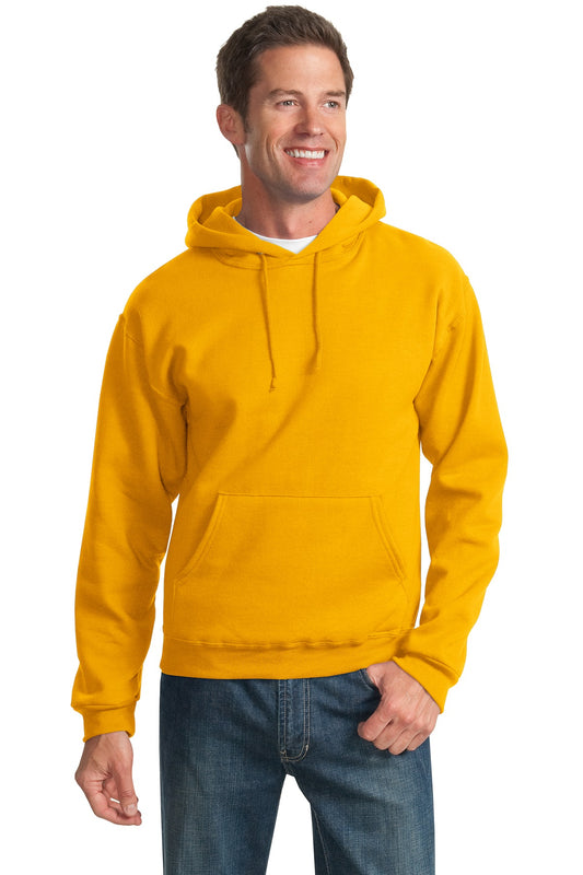 Jerzees NuBlend Pullover Hooded Sweatshirt.  996M Gold