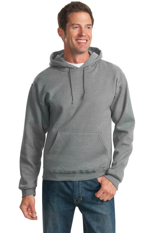 Jerzees NuBlend Pullover Hooded Sweatshirt.  996M Oxford