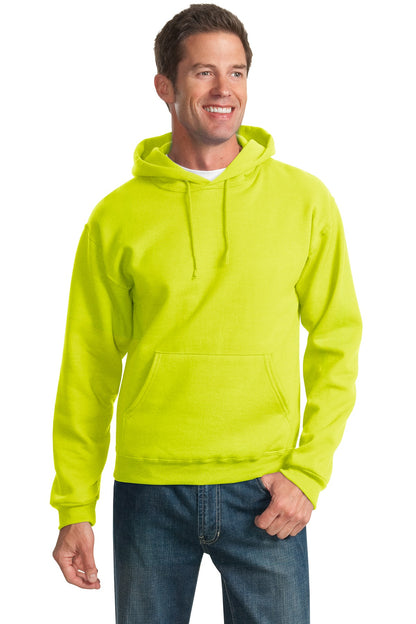 Jerzees NuBlend Pullover Hooded Sweatshirt.  996M Safety Green