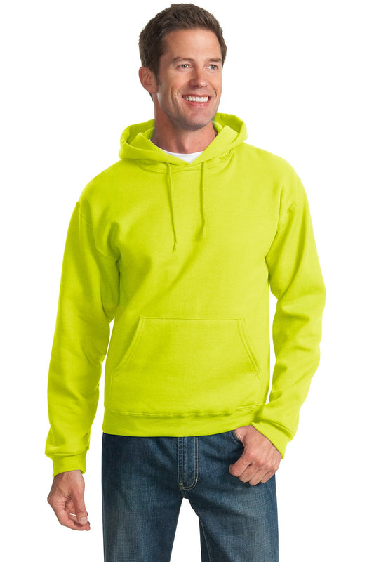 Jerzees NuBlend Pullover Hooded Sweatshirt.  996M Safety Green