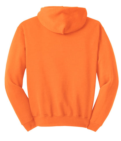 Jerzees NuBlend Pullover Hooded Sweatshirt.  996M Safety Orange