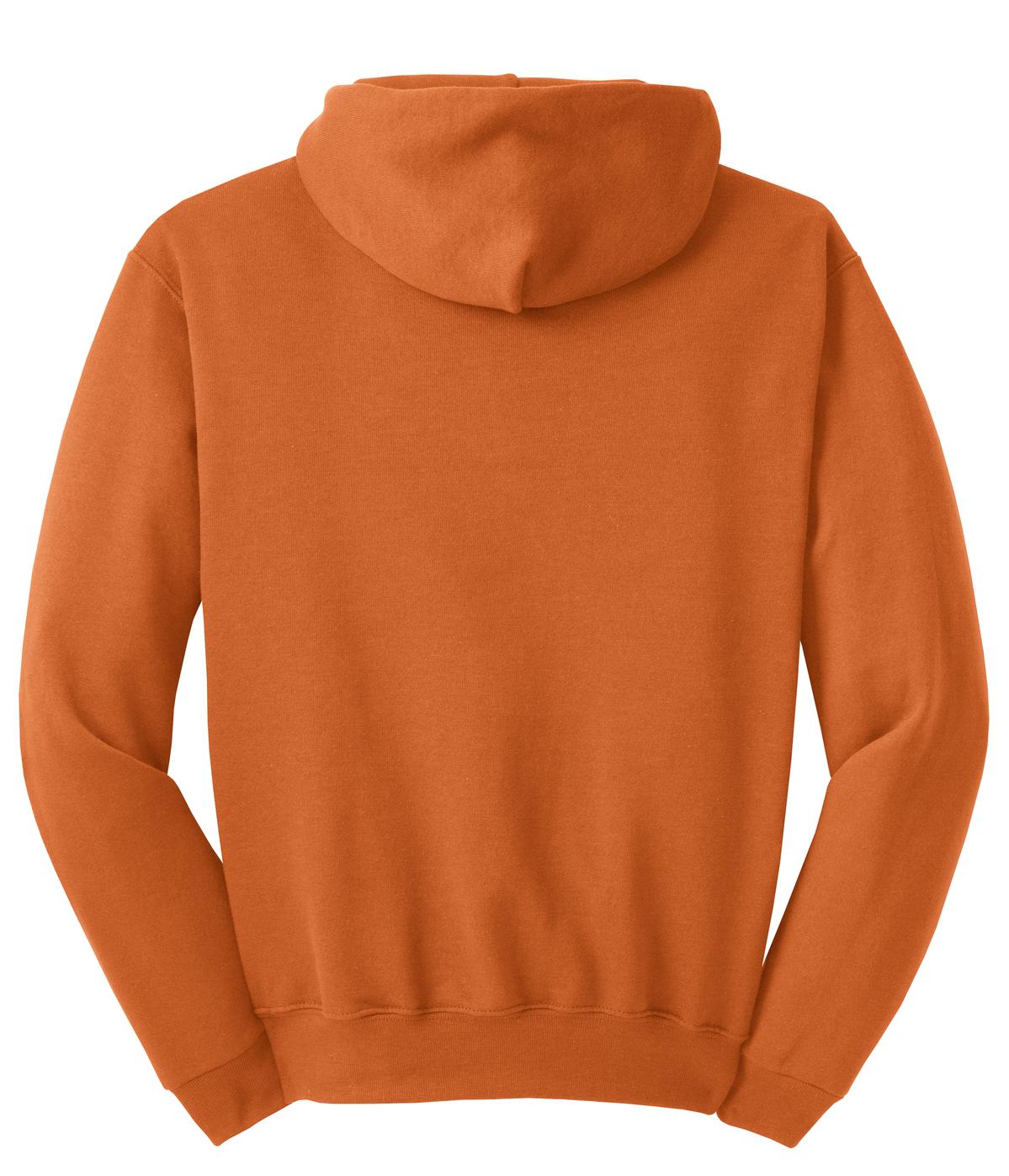 Jerzees NuBlend Pullover Hooded Sweatshirt.  996M Texas Orange