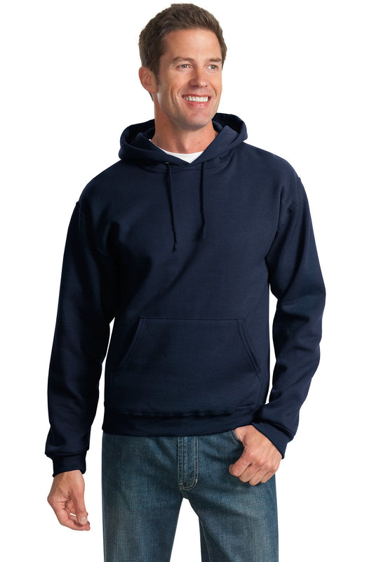 Jerzees NuBlend Pullover Hooded Sweatshirt.  996M Navy