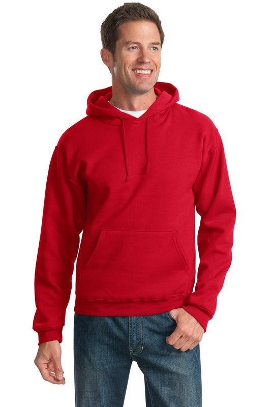 Jerzees NuBlend Pullover Hooded Sweatshirt.  996M True Red