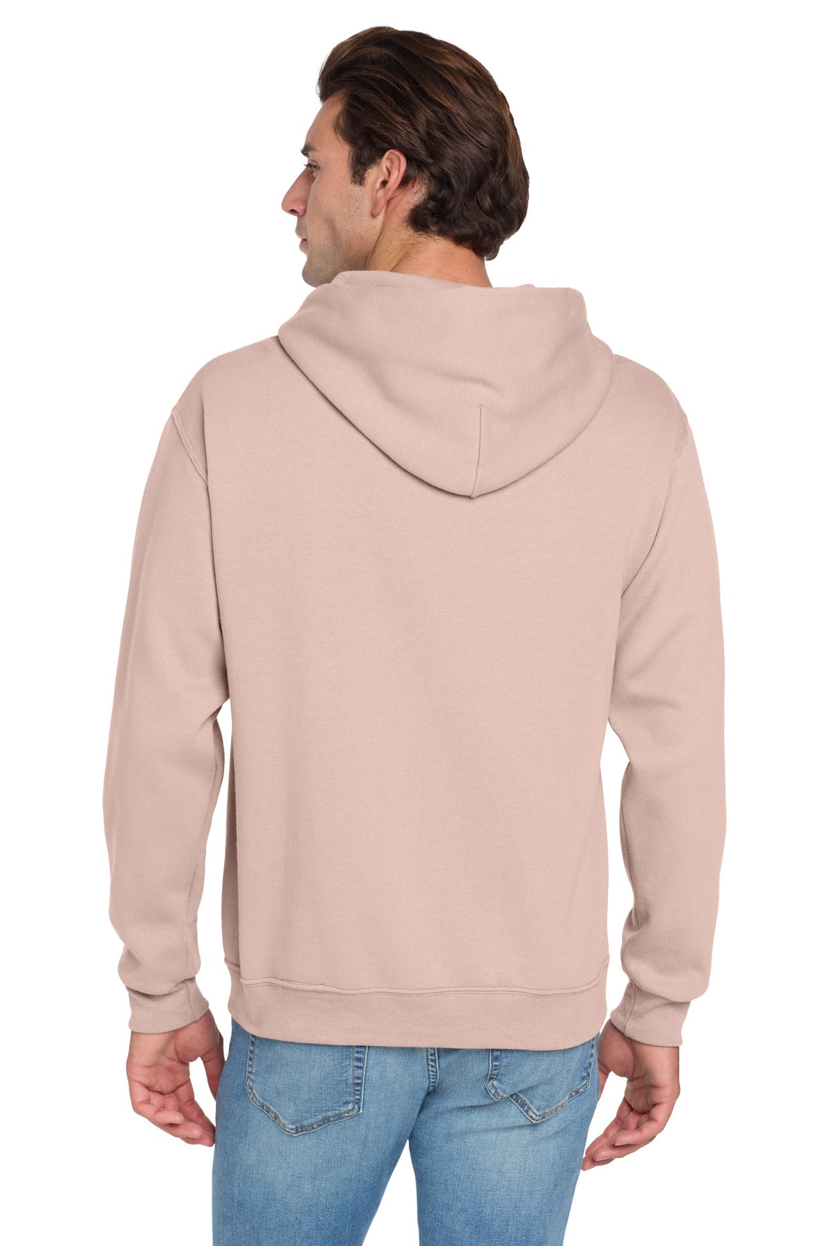 Jerzees NuBlend Pullover Hooded Sweatshirt.  996M Blush Pink