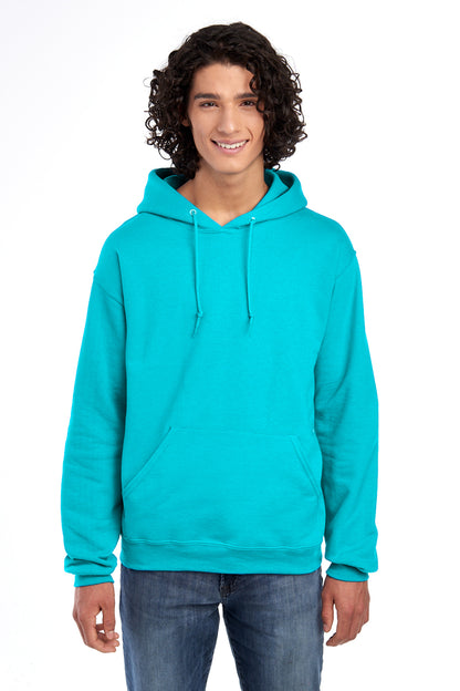 Jerzees NuBlend Pullover Hooded Sweatshirt.  996M California Blue