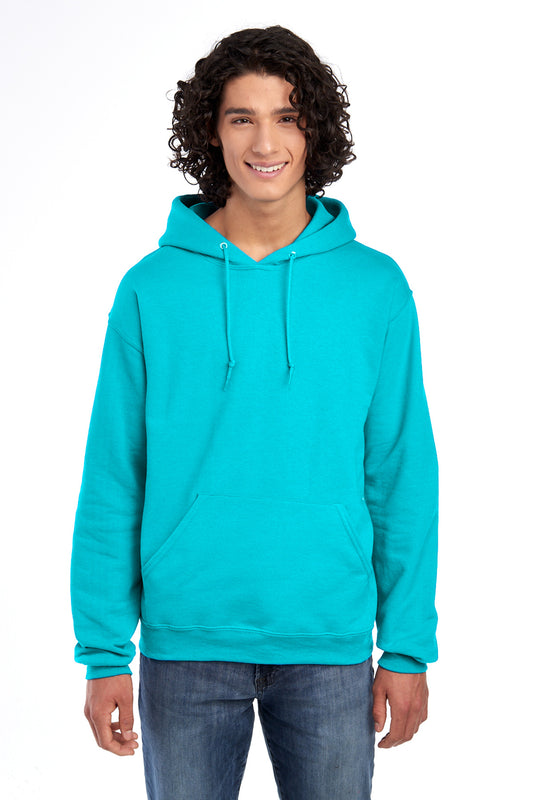 Jerzees NuBlend Pullover Hooded Sweatshirt.  996M California Blue