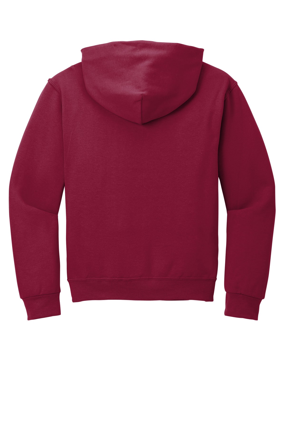 Jerzees NuBlend Pullover Hooded Sweatshirt.  996M Cardinal