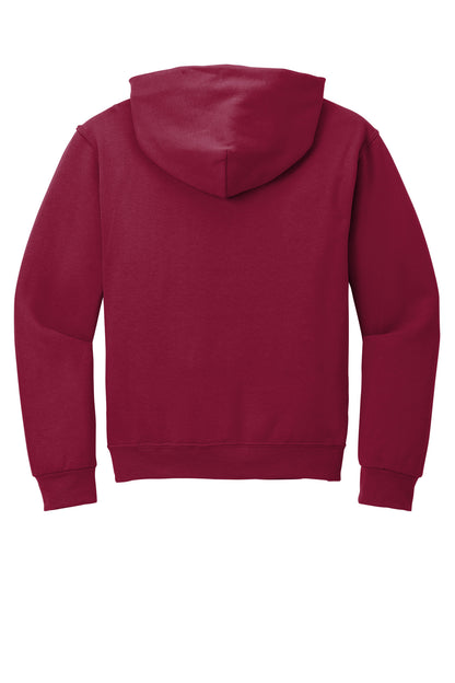 Jerzees NuBlend Pullover Hooded Sweatshirt.  996M Cardinal