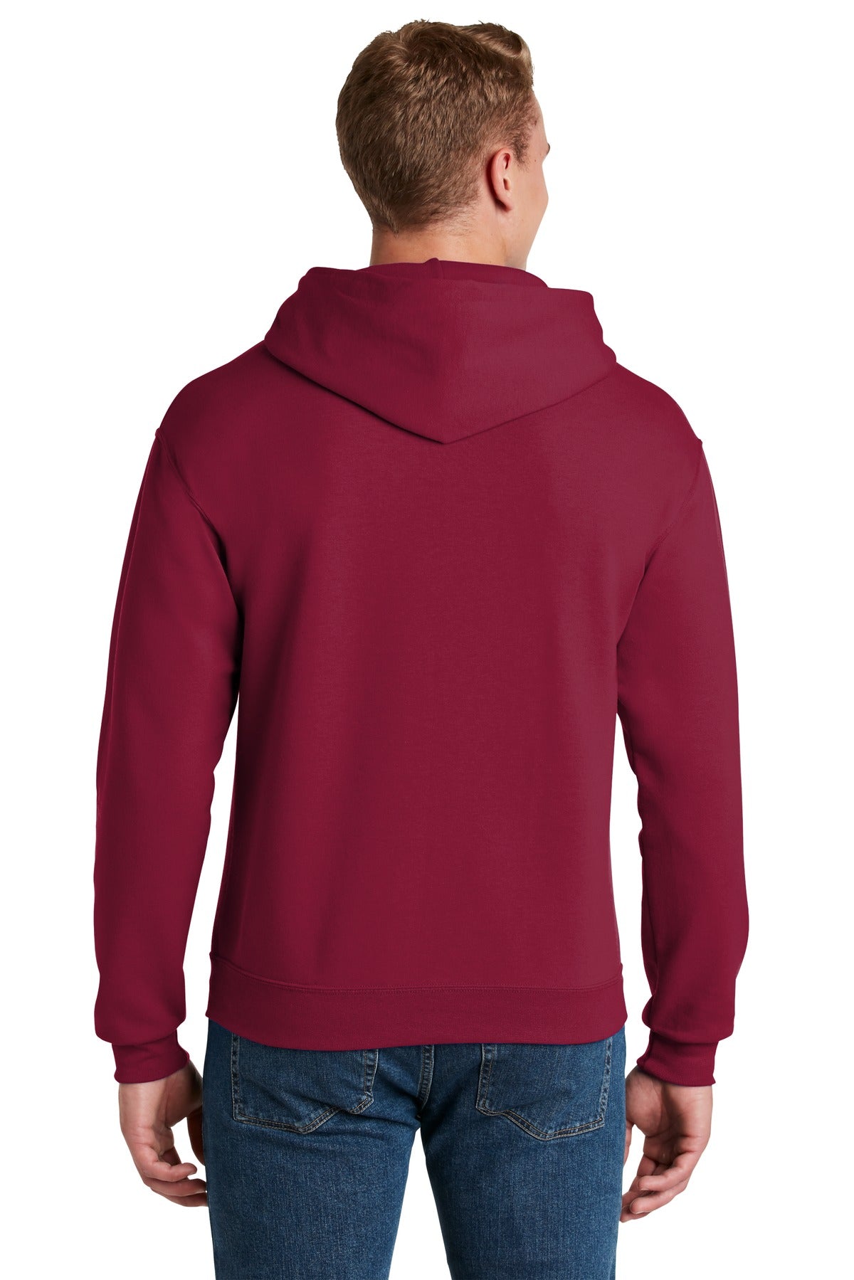 Jerzees NuBlend Pullover Hooded Sweatshirt.  996M Cardinal