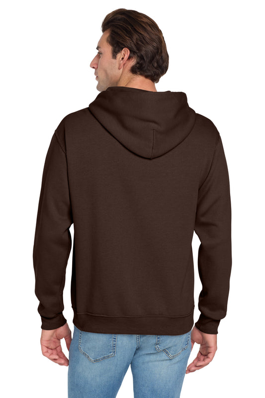 Jerzees NuBlend Pullover Hooded Sweatshirt.  996M Chocolate