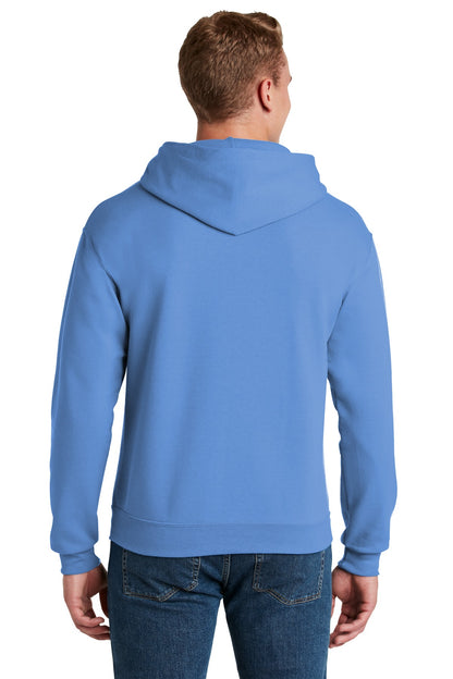 Jerzees NuBlend Pullover Hooded Sweatshirt.  996M Columbia Blue