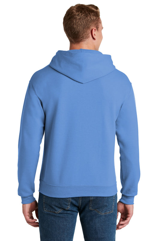 Jerzees NuBlend Pullover Hooded Sweatshirt.  996M Columbia Blue