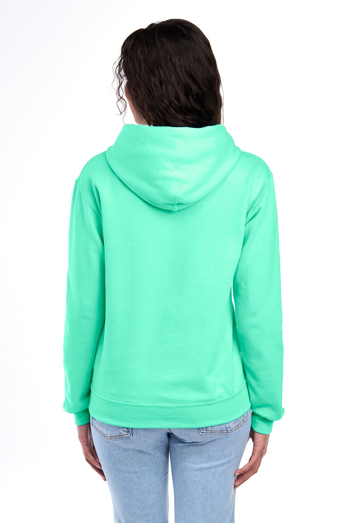 Jerzees NuBlend Pullover Hooded Sweatshirt.  996M Cool Mint