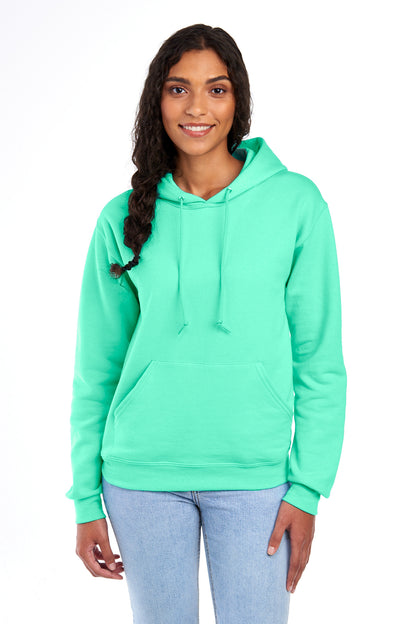Jerzees NuBlend Pullover Hooded Sweatshirt.  996M Cool Mint