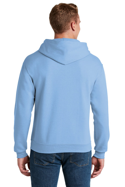 Jerzees NuBlend Pullover Hooded Sweatshirt.  996M Light Blue