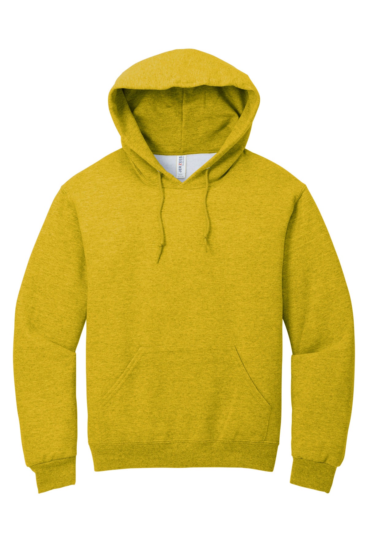 Jerzees NuBlend Pullover Hooded Sweatshirt.  996M Mustard Heather