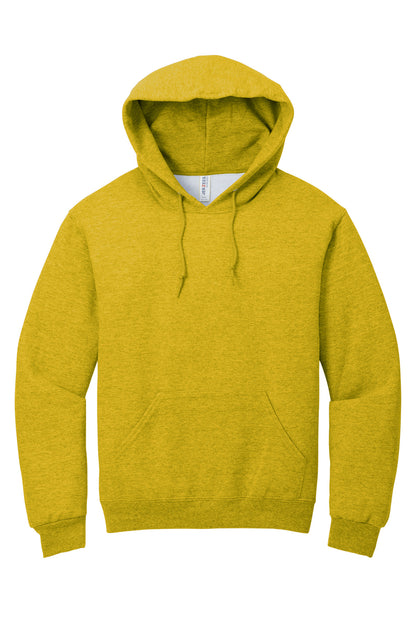 Jerzees NuBlend Pullover Hooded Sweatshirt.  996M Mustard Heather