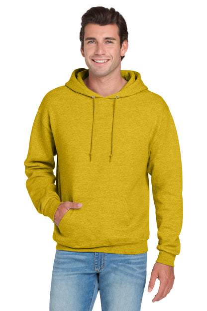 Jerzees NuBlend Pullover Hooded Sweatshirt.  996M Mustard Heather