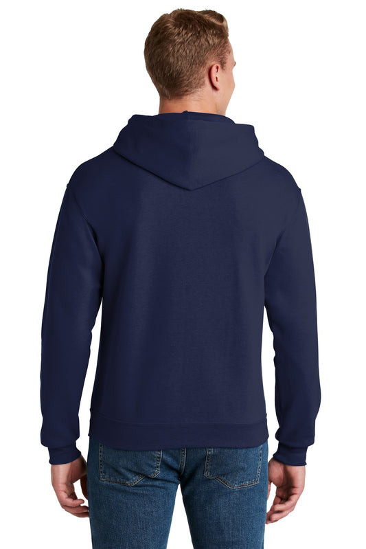 Jerzees NuBlend Pullover Hooded Sweatshirt.  996M Navy