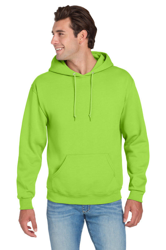 Jerzees NuBlend Pullover Hooded Sweatshirt.  996M Neon Green