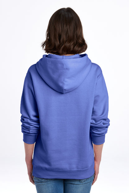 Jerzees NuBlend Pullover Hooded Sweatshirt.  996M Periwinkle Blue