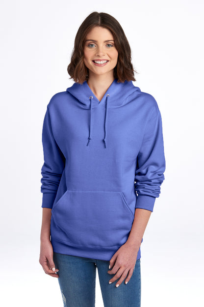 Jerzees NuBlend Pullover Hooded Sweatshirt.  996M Periwinkle Blue