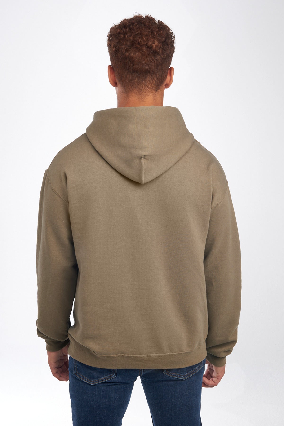 Jerzees NuBlend Pullover Hooded Sweatshirt.  996M Safari