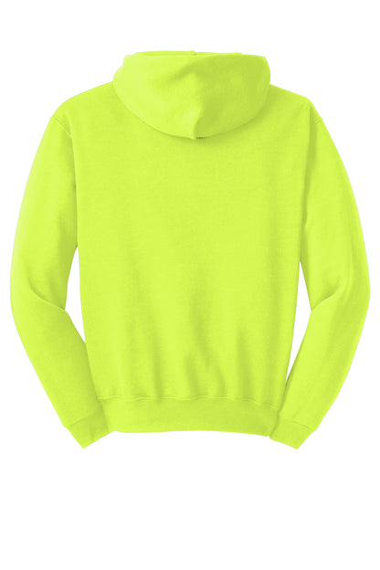 Jerzees NuBlend Pullover Hooded Sweatshirt.  996M Safety Green