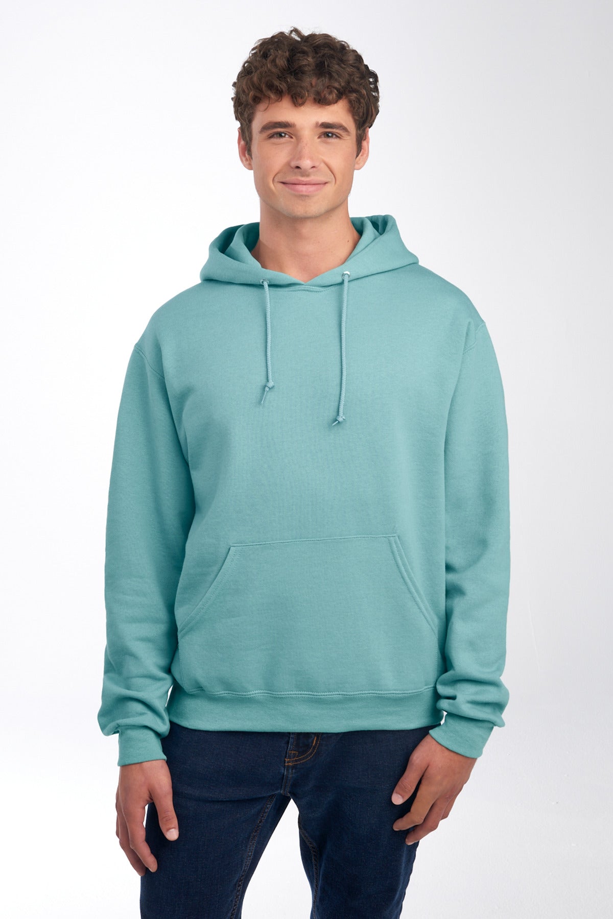 Jerzees NuBlend Pullover Hooded Sweatshirt.  996M Sage