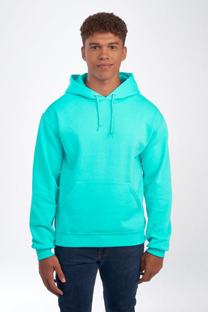 Jerzees NuBlend Pullover Hooded Sweatshirt.  996M Scuba Blue