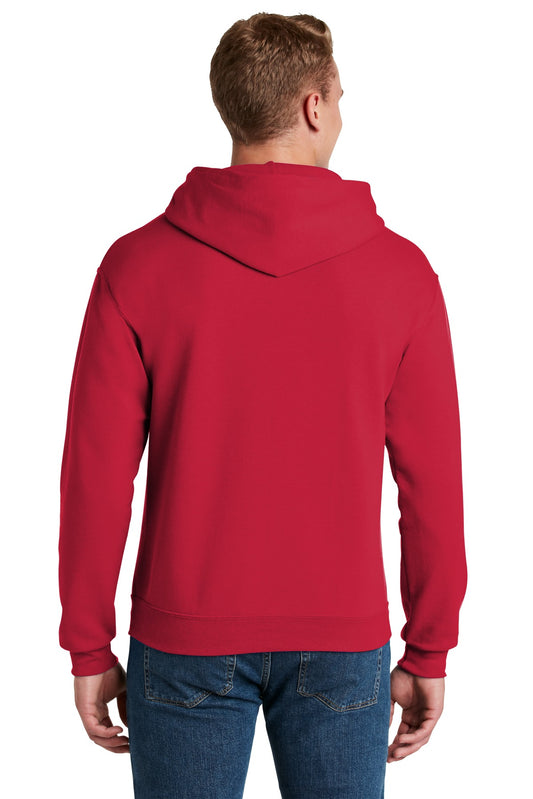 Jerzees NuBlend Pullover Hooded Sweatshirt.  996M True Red
