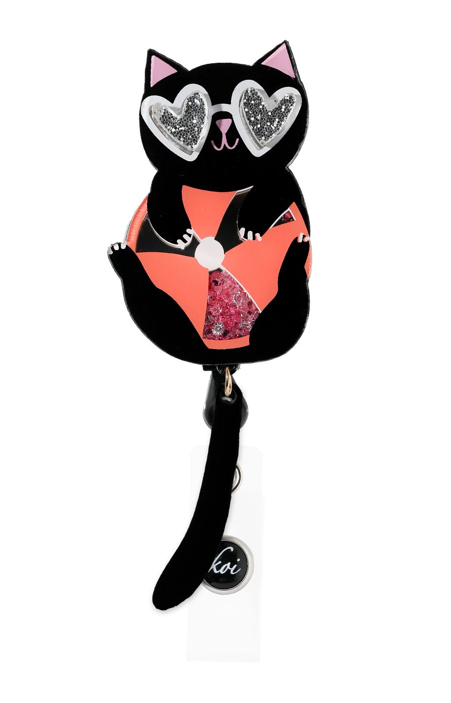 Essentials Shaker-Style ID Badge Reel Pool Kitty