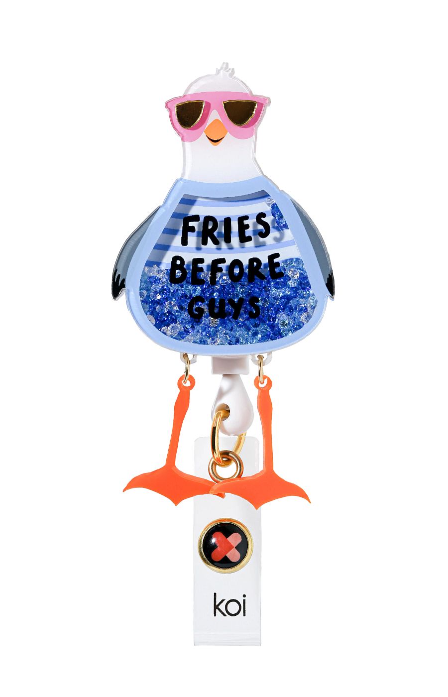 Artist Series Shaker-Style ID Badge Reel Fries before Guys