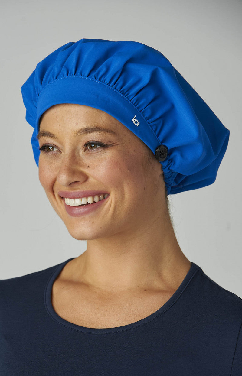 Koi Essentials A174 Bouffant Cap Royal Blue