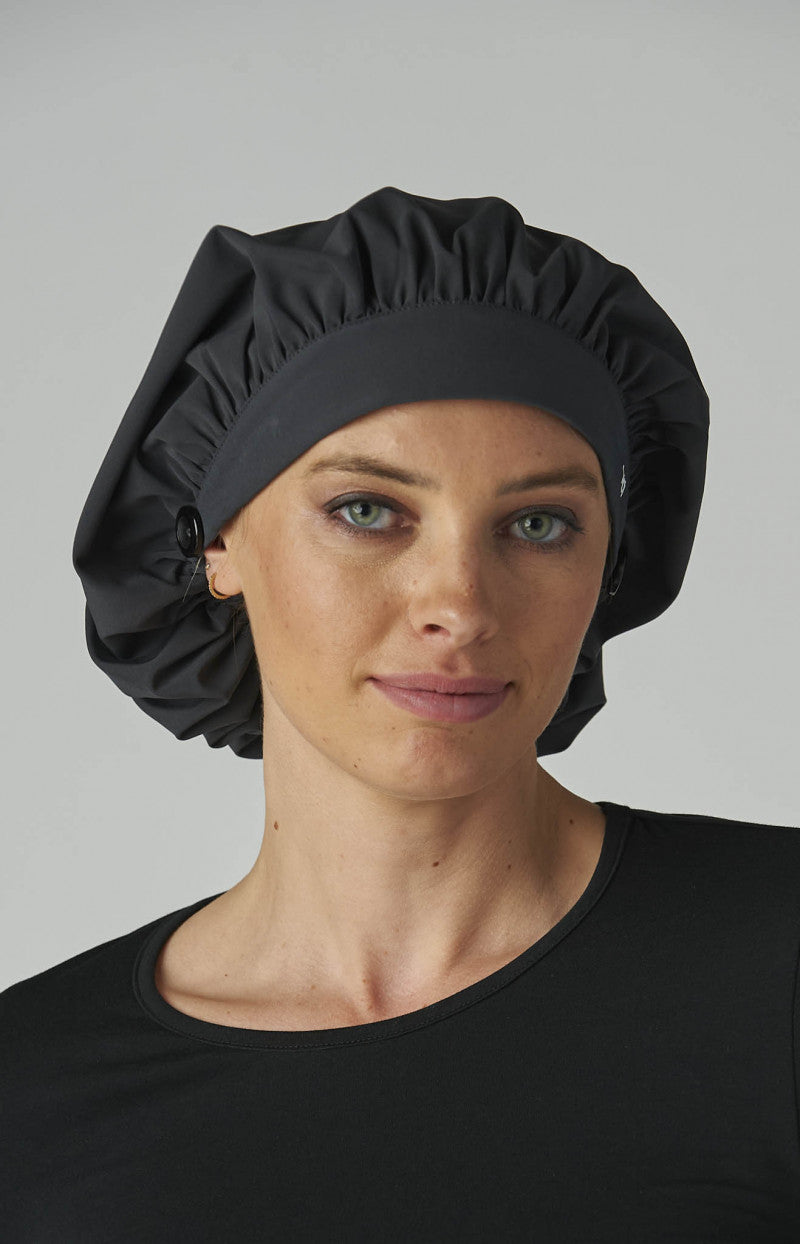 Koi Essentials A174 Bouffant Cap Charcoal