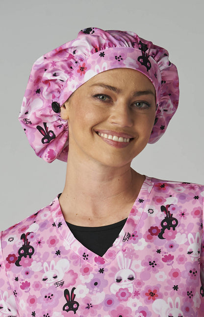 Artist Series A174PRA Bouffant Cap Fluff Bunnies