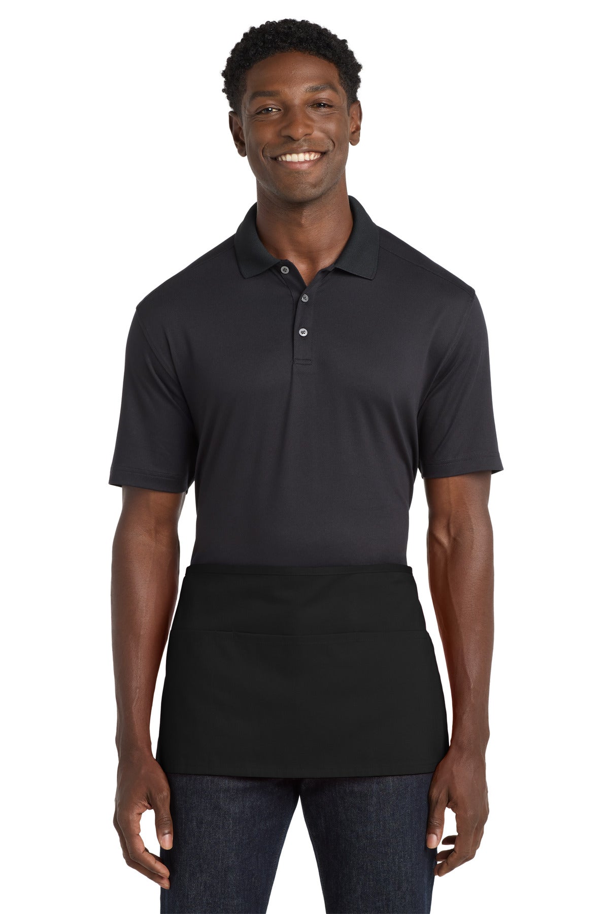 Port Authority Waist Apron with Pockets A515 Black