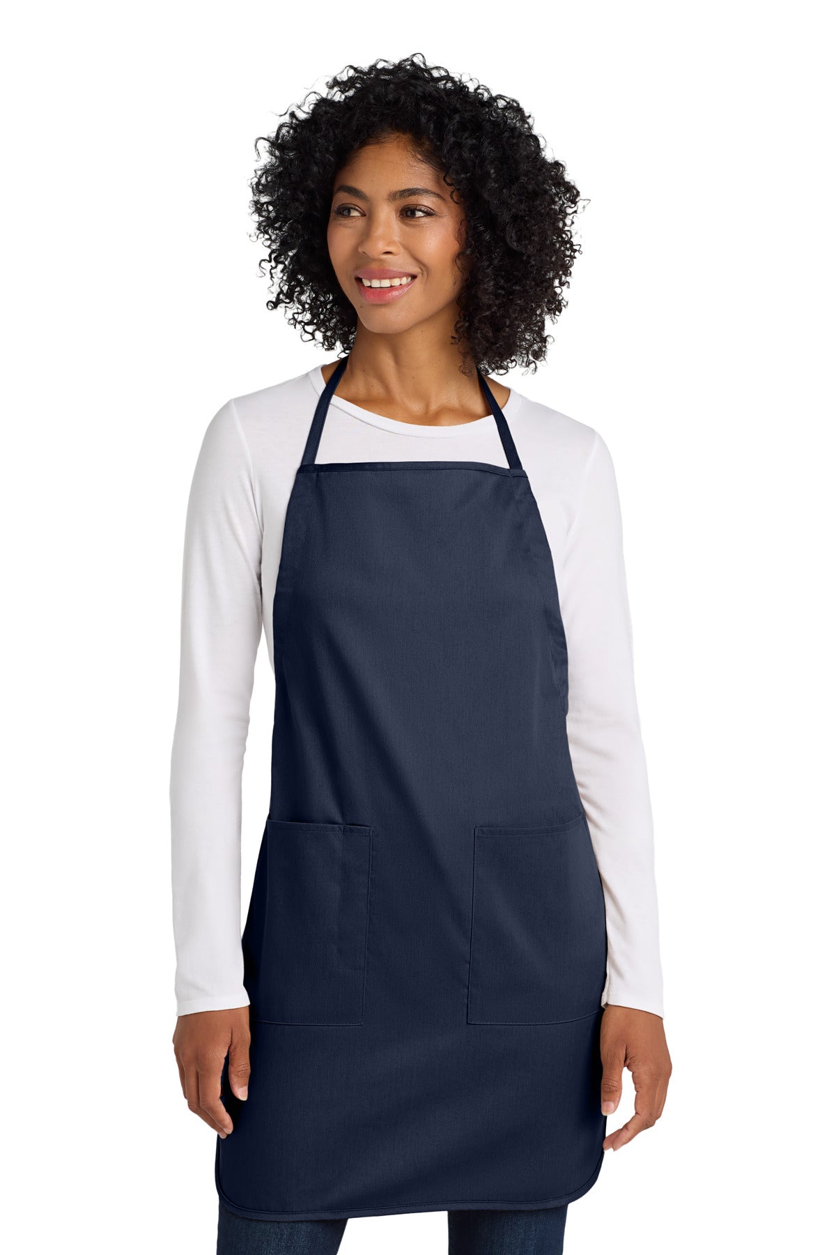 Port Authority Full-Length Apron.  A520 Navy